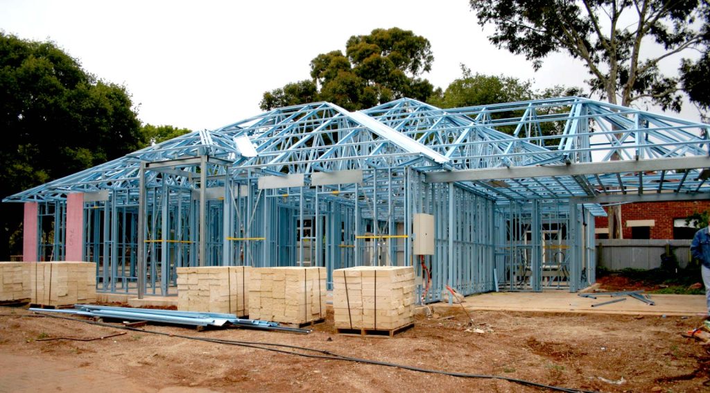 metal framed home