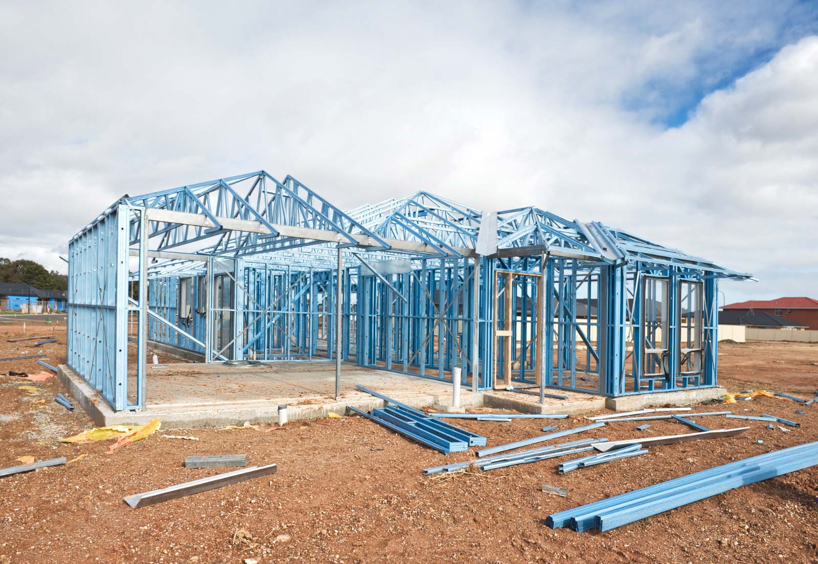 metal framed home